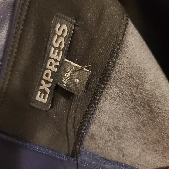 NWT Express faux leather pencil skirt size 2 - Picture 2 of 4